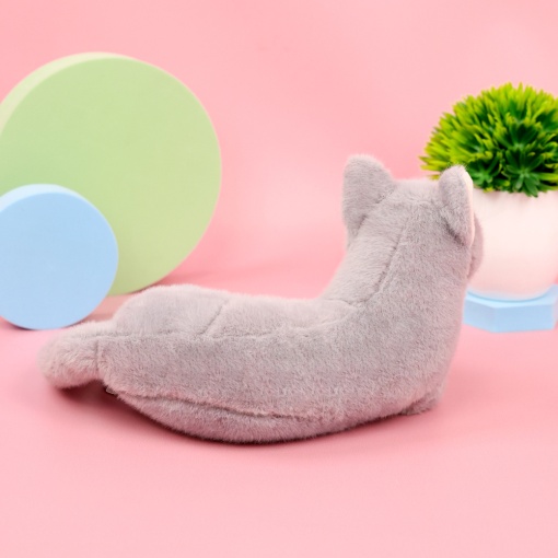 Мягкая игрушка "Кошка" серый, 30см