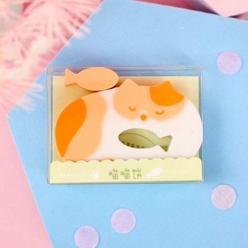 Набор стирательных резинок "Cat Cake Eraser" №2255, 24шт