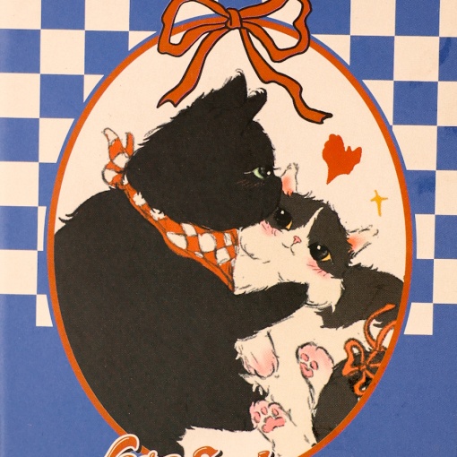 Блокнот "Cat" love Embrace, синий, A7