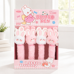 Набор ручек "Гигант" little bunny (черный) в шоу-боксе, 12шт