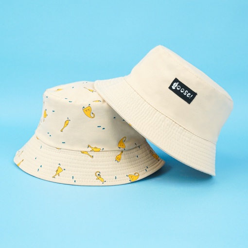 Панама двусторонняя "Duck" M (56-58см), бежевая