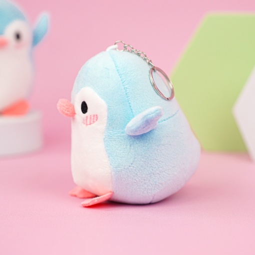 Мягкий брелок "Penguin" голубой, 11 см