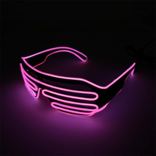 Имиджевые очки "Neon" с подсветкой, розовый