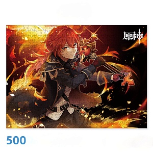 Пазл "Genshin Impact" №4 (500 деталей)