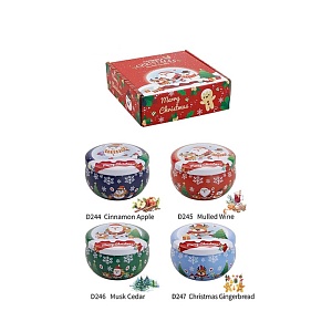 Набор свечей-арома "НГ Christmas" gingerbread,cedar,mulled wine,apple оптом